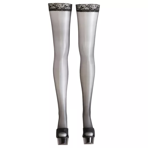 Cottelli - Autoreggenti nere - banda decorativa - 3/M-L
