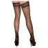 Cottelli - Calze autoreggenti nere a righe - 5/XL