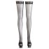 Cottelli - Calze autoreggenti nere a righe - 5/XL