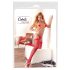Cottelli - Calze a rete rosse dense - M