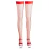 Cottelli - Autoreggenti rete fine - rosso - L