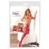 Cottelli - Autoreggenti rete fine - rosso - XL