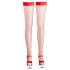 Cottelli - Calze a rete rosse dense - XL