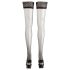 Cottelli - Calze autoreggenti satin nero - 3/M-L