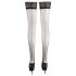 Cottelli - Calze autoreggenti satin nero - 3/M-L