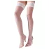 Cottelli - Autoreggenti satinato - bianco - 4/L