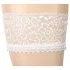 Cottelli - Autoreggenti satinato - bianco - 4/L