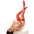 Cottelli - Calze autoreggenti in raso (rosso) - 5/XL