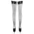 Cottelli - Collant rete - dettaglio lacci e pizzo - M/L