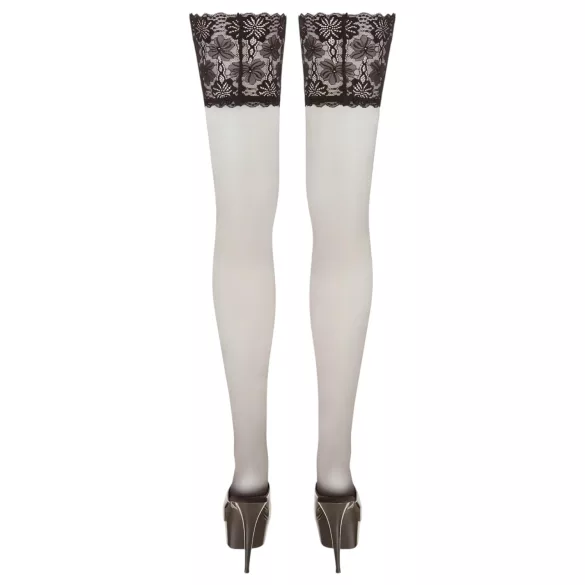 Cottelli - autoreggenti con pizzo 15 cm - nero - 4