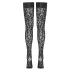 Cottelli Legwear - autoreggenti leopardate - nero