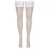 Cottelli - autoreggenti in pizzo floreale - bianco - 3/M-L