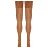 Cottelli - autoreggenti in pizzo floreale - color carne - 3/M-L