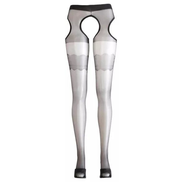 Cottelli - Collant sexy a onde - nero - M