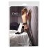 Cottelli - calze a rete con motivo (nero) - L/XL