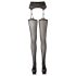 Cottelli - calze a rete con motivo (nero) - L/XL