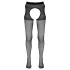 Cottelli - collant aperti (crotchless) (nero)