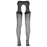 Cottelli - collant aperti (crotchless) (nero)