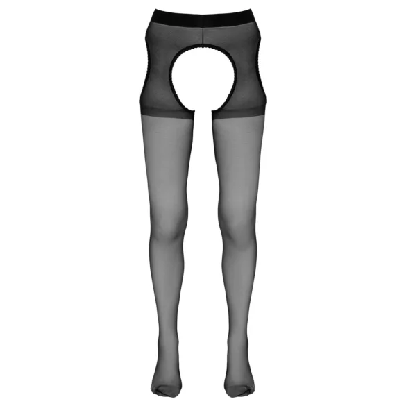 Cottelli - collant aperti (crotchless) (nero) - L/XL