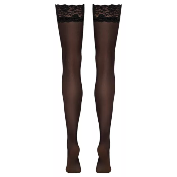Cottelli - autoreggenti setose - nero - L