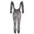 NO:XQSE - Body intimo floreale - nero - taglia S-L