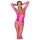 Cottelli - bodystocking rete - rosa - taglia S-L