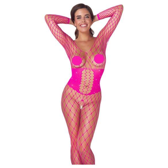 Cottelli - tuta rete in rosa (S-L)