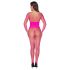 Cottelli - bodystocking rete - rosa - taglia S-L
