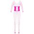 Cottelli - tuta rete in rosa (S-L)