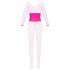 Cottelli - tuta rete in rosa (S-L)