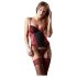 Cottelli - Corsetto e perizoma floreale (rosso) - 85C/L