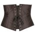Cottelli Plus Size - Corsetto Satinato Nero