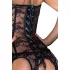 Noir - corsetto con reggicalze in pizzo - nero - L