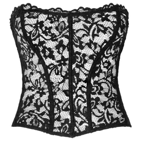 Noir - corsetto in pizzo - nero