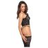 Noir - Corsetto in Pizzo (Nero) - M