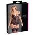 Cottelli - Top donna in pizzo con nastri - nero - XXL