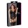 Cottelli Plus Size - top nero con reggicalze rimovibili - 2XL