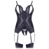 Cottelli - completo intimo aperto in pizzo - nero - M