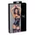 Cottelli Bondage - Reggiseno push up con collarino - effetto lucido nero - XL