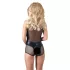 Cottelli - body a rete lucida - nero