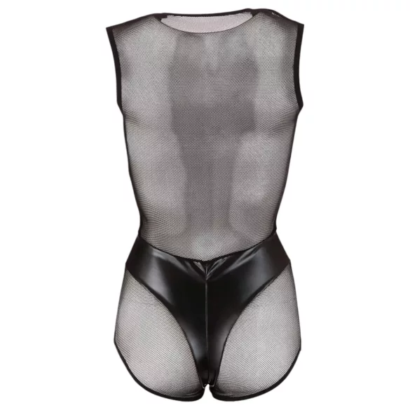 Cottelli - body a rete lucida - nero