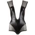 Cottelli - body retato lucente (nero) - M