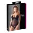 Cottelli - Body vellutato regolabile (nero) - 85C/L