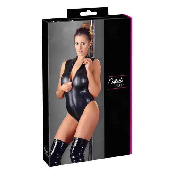 Cottelli - body sexy - trasparente - nero