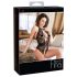 Abierta Fina - magia di pizzo floreale - body (nero) - L