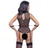 Cottelli Bondage - body in pizzo con cinturini - nero