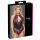 Cottelli Plus Size - body floreale (nero-viola)