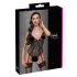 Cottelli - body aperto con reggicalze e pizzo - nero - M