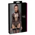 Cottelli - body trasparente con spalline - nero