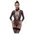 Cottelli - body trasparente con spalline (nero) - L
